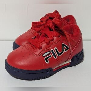 Fila | Original Fitness Toddler Boy's Size 6 (18/24 Mo) Red/Navy/White Colorway
